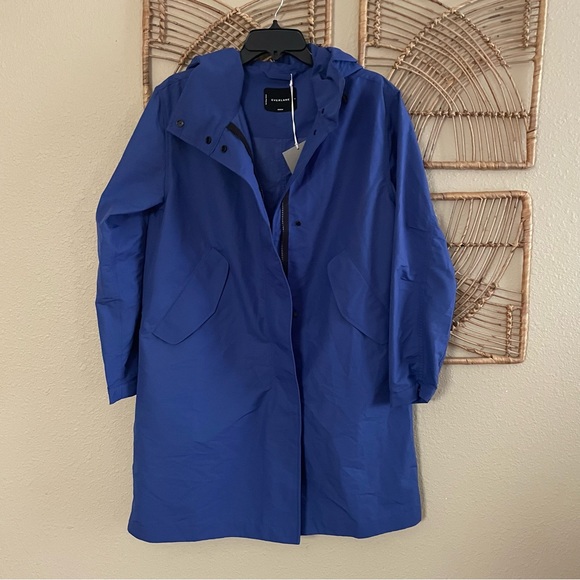 Everlane Jackets & Blazers - Everlane ReNew Anorak Jacket Water Resistant Blue   Women's Sz S NWT